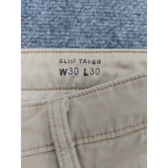 Levis XX Chino Pants 30x30 Beige Slim Taper Cotton stretch Casual (30x27) - Picture 3 of 14